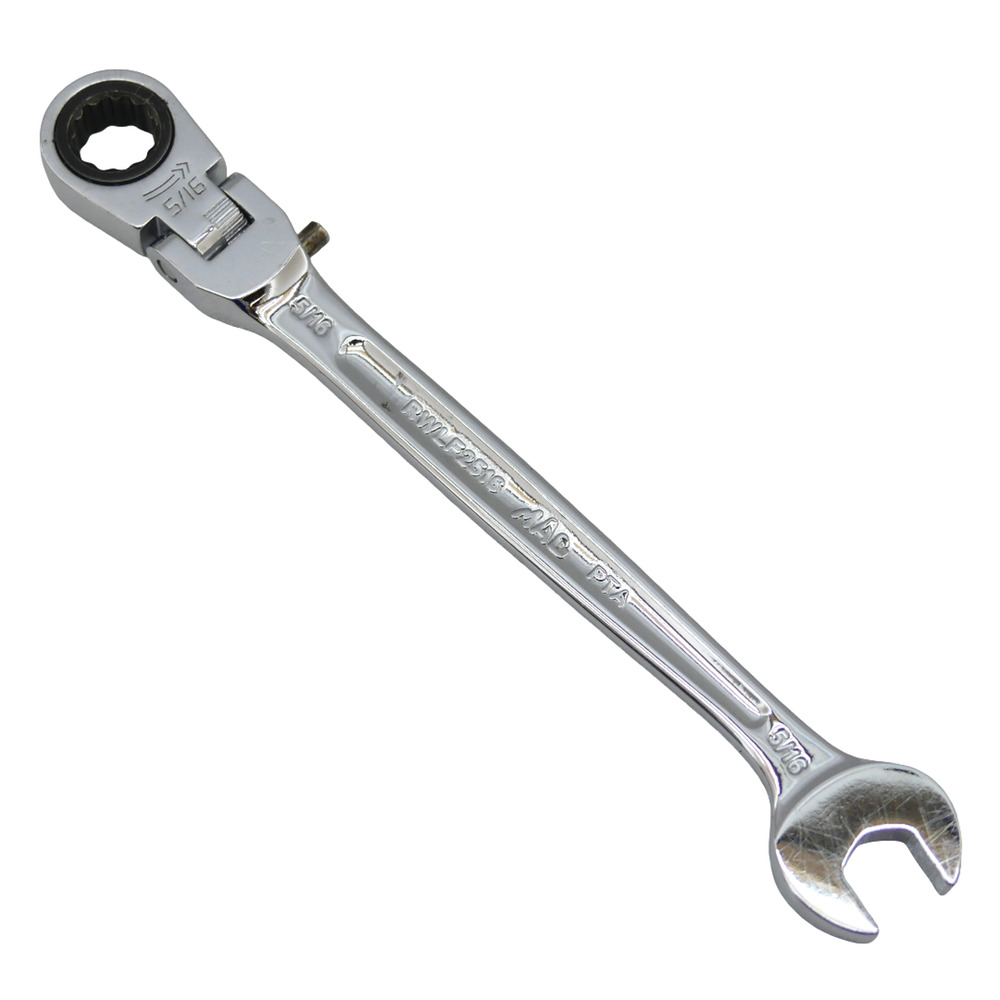 MAC Tools 5/16" Combination Wrench RWLF2356 Chrome Flexible Head Ratcheting USA